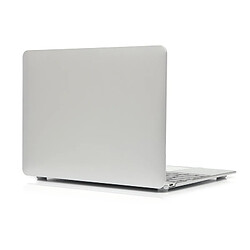 Wewoo Housse Étui argent pour Macbook 12 pouces Metal Texture Series Hard Shell de protection en plastique