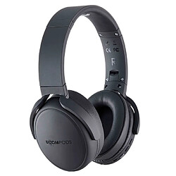 Acheter Boompods HPPANC Casque Audio Sans Fil Bluetooth USB Supra-Auriculaire Rétractable Pliable Active du Bruit Noir