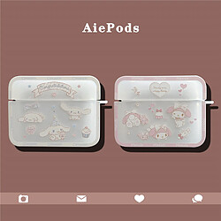 GUPBOO Airpods Coque Housse Étui Protecteur Compatible pour AirPods Pro-mignon, mélodie, cannelle, chien, girl