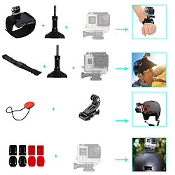 Acheter Accessoire 49-In-1 Kit pour GoPro 7/6/5/4/3 + / 3/2/1 session Hero 5 / SJ4000 / 5000