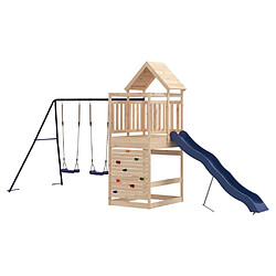 Acheter Maison Chic Aire de jeux d'extérieur | Maisonnette de jeu | Maison pour enfants bois de pin massif -GKD31028