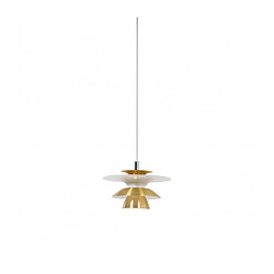 Luminaire Center Suspension PICASSO en Métal et Laiton Diamètre 18 Cm