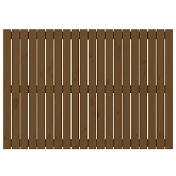 Acheter Maison Chic Tête de lit scandinave pour lit adulte,Meuble de chambre murale Marron miel 127,5x3x90 cm Bois massif de pin -MN24694