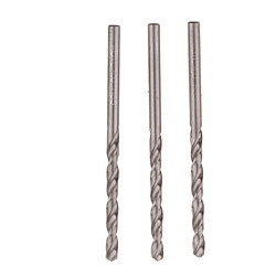 3 pcs haute vitesse acier hss forage tige droite torsion métal mèche 4.0mm