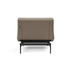 Inside 75 Fauteuil modulable ILB 202 acier noir tissu Mahoga Caramel Grey pas cher