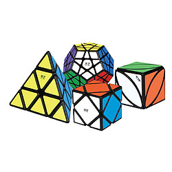 Avis Ensemble 4 Pièces Speed Cube Cube Magique Puzzle Brain Teaser Speed Cube Intelligence Toy