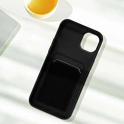 Acheter Avizar Coque iPhone 14 Plus Silicone Souple Porte-carte noir