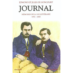 Journal : mémoire de la vie littéraire, 1851-1896. Vol. 1. 1851-1865 - Occasion