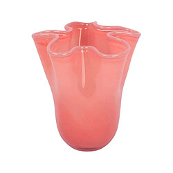 Pt' Vase Ruffles Medium rose.