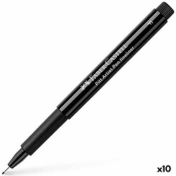 Feutres Faber-Castell Pitt Artist Fineliner F Noir 10 Unités