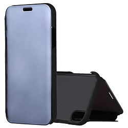 Wewoo Etui à rabat horizontal en cuir avec miroir de galvanisation pour iPhone XR, avec support