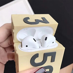 GUPBOO Airpods Coque Housse Étui Protecteur Compatible pour AirPods 3-Boîte à chaussures Personality 50 en silicone