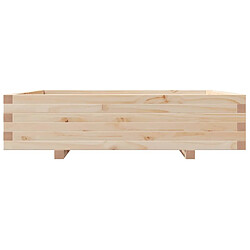 Acheter vidaXL Jardinière 100x100x26,5 cm bois de pin massif