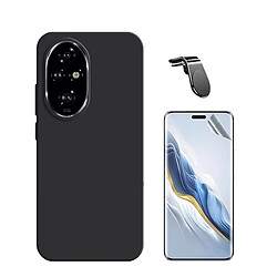 NIS Kit Film Hydrogel + Housse Silicone + Support Magnétique L Honor 200 Pro 5G - Noir