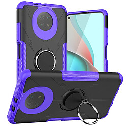 Coque en TPU anti-chocs avec béquille pour votre Xiaomi Redmi Note 9 5G - violet