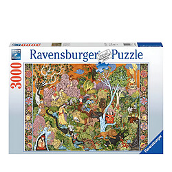 Avis Ravensburger Puzzle Premium de 3000 Pièces Softclick Œuvre d'Art "Jardin des Signes Solaires" Multicolore