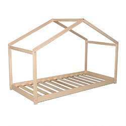 Le Quai Des Affaires Lit cabane KOALA 90x190 + 1 sommier / Naturel