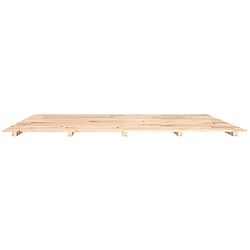 Acheter vidaXL Cadre de lit sans matelas 200x200 cm bois massif de pin