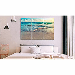 Paris Prix Tableau Imprimé 3 Panneaux Beach in Punta Cana 60 x 90 cm