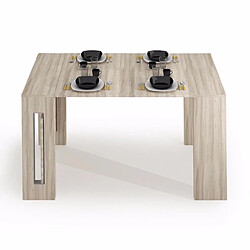 Acheter Inside 75 Table console extensible GRANDEZZA chêne jusqu'à 8 couverts avec allonges intégrées