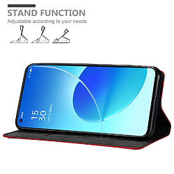 Cadorabo Coque Oppo Reno6 5G Etui en Rouge