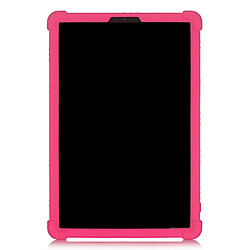 Coque en silicone Souple avec béquille rose pour votre Samsung Galaxy Tab S5e SM-T720