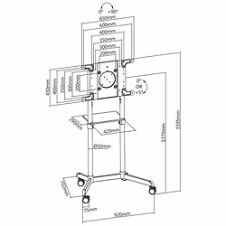 Avis Kimex Chariot Écran 37"-70"