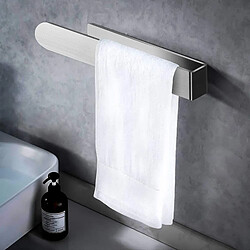 Universal Porte-serviettes Montage mural Porte-serviettes toilette Rail Porte serviettes autocollantes Pas de rails de serviette