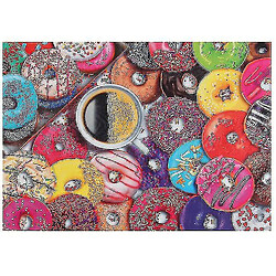 Universal Donut Puzzle de puzzle, 1000 PCS Puzzle de décompression pédagogique, décoration murale