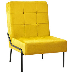 vidaXL Chaise de relaxation - Jaune