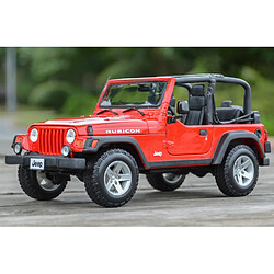 Universal Jeep, statique, moulée sous pression, modèle de voiture, jouets,(Rouge)