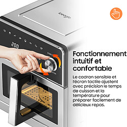 Friteuse à air Iceagle XXL 8L - 2100W avec Double Résistance - Noir - 50°C-200°C