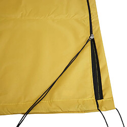 Mendler Housse de protection Meran pour parasol de marché jusqu'à 5m, housse de protection Cover avec fermeture éclair ~ jaune pas cher