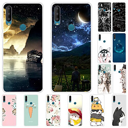 Coque en TPU impression de motifs souple goutte d'eau pour votre Alcatel 1S (2020)