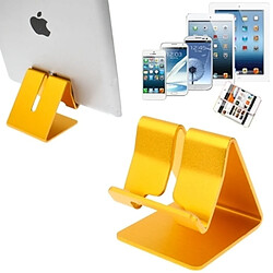 Wewoo Support Holder or pour iPad, l'pour iPhone, Galaxy, le Huawei, Xiaomi, HTC, Sony, et d'autres téléphones ou tablettes mobiles de bureau de en aluminium,