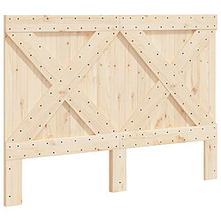 Maison Chic Tête de lit scandinave,Meuble de chambre 140x104 cm bois massif de pin -MN16611