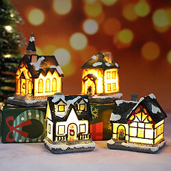 Avis Allumez La Décoration De Noël LED Miniature House Village Style 2