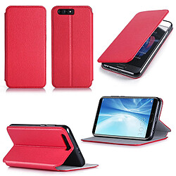 Xeptio Etui luxe Huawei Honor View 10 rouge Ultra Slim avec stand