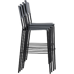 Acheter Non Tabouret de bar Genoa Noir