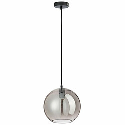 Paris Prix Lampe Suspension en Verre Boule 210cm Argent