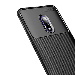 Wewoo Coque Souple TPU antichoc en texture de fibre de carbone Beetle Series pour OPPO realme X Noir