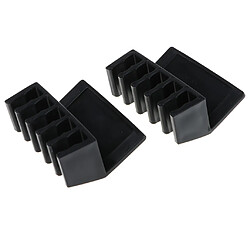 Acheter 2 pcs clips de câble auto-adhésif support bureau enrouleur de câble organisateur noir