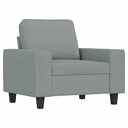 Avis Maison Chic Ensemble de canapés 3 pcs, Canapé droit Sofa pour Salon gris clair tissu -GKD654809