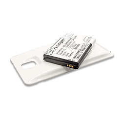 Batterie étendue vhbw 6400mAh (3.8 V) pour smartphone Samsung Galaxy Note 3, Galaxy Note III, SC-01F remplace B800BE, B800BK, B800BU.