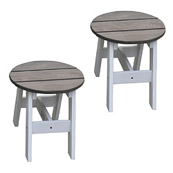 Acheter AXI Ensemble de table de pique-nique enfants 3 pcs Gris et blanc