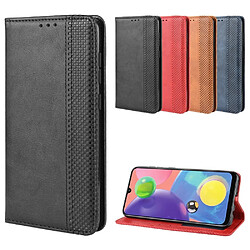 Wewoo Housse Coque Pour Galaxy A70s Magnétique Boucle Rétro Crazy Horse Texture Etui à rabat horizontal en cuiravec support & emplacements cartes et cadre photo Noir