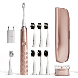 Ailoria SHINE BRIGHT SET Brosse à dents à technologie sonique USB - Édition limitée SHINE BRIGHT SET Brosse à dents à technologie sonique USB - Édition limitée - rose quartz