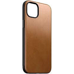 Avis Nomad Coque Modern en Cuir pour iPhone 15 Plus Marron clair