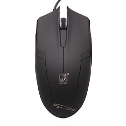 Wewoo Souris optique de jeu universelle filaire Leopard 119 USB de Chasinglongueur 1,45 m noir