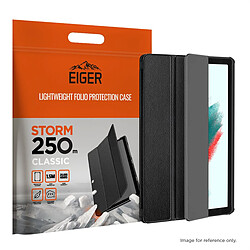 Eiger Étui pour Galaxy Tab A8 10.5 Pouces Folio Renforcé à Fonction Support Magnétique Noir